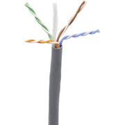 Tripp Lite by Eaton Cat6 Ethernet Cable - CMP-LP 0.5A Plenum, Gray, 1000 ft.