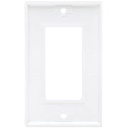 Tripp Lite by Eaton Single-Gang Faceplate, Decora Style - Vertical, White - N042D-100-WH