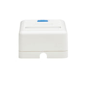 Tripp Lite by Eaton Surface-Mount Box for Keystone Jack - 1 Port, White - N082-001-WH