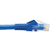 Tripp Lite by Eaton Cat6 Keystone Jack Cable Assembly, RJ45 M/F, 18 in., Blue - N237-F18N-WHSH