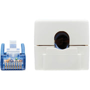 Tripp Lite by Eaton Cat6 Junction Box Cable Assembly, 18 in., Blue - N237-P18N-WHSH