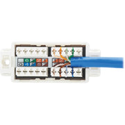 Tripp Lite by Eaton Cat6 Junction Box Cable Assembly, 18 in., Blue - N237-P18N-WHSH