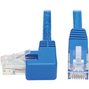 Tripp Lite by Eaton N204-015-BL-LA Left-Angle Cat6 Ethernet Cable - 15 ft., M/M, Blue