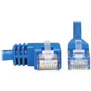 Tripp Lite by Eaton N204-015-BL-LA Left-Angle Cat6 Ethernet Cable - 15 ft., M/M, Blue - N204-015-BL-LA