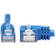 Tripp Lite by Eaton N204-015-BL-RA Right-Angle Cat6 Ethernet Cable - 15 ft., M/M, Blue - N204-015-BL-RA