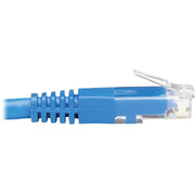 Tripp Lite by Eaton N204-015-BL-UP Up-Angle Cat6 Ethernet Cable - 15 ft., M/M, Blue - N204-015-BL-UP