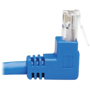 Tripp Lite by Eaton N204-015-BL-UP Up-Angle Cat6 Ethernet Cable - 15 ft., M/M, Blue - N204-015-BL-UP
