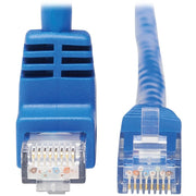 Tripp Lite by Eaton N204-015-BL-UP Up-Angle Cat6 Ethernet Cable - 15 ft., M/M, Blue - N204-015-BL-UP