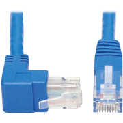Tripp Lite by Eaton N204-015-BL-UP Up-Angle Cat6 Ethernet Cable - 15 ft., M/M, Blue