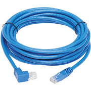 Tripp Lite by Eaton N204-015-BL-UP Up-Angle Cat6 Ethernet Cable - 15 ft., M/M, Blue - N204-015-BL-UP