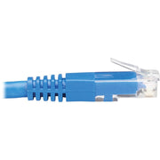 Tripp Lite by Eaton N204-020-BL-LA Left-Angle Cat6 Ethernet Cable - 20 ft., M/M, Blue - N204-020-BL-LA