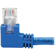 Tripp Lite by Eaton N204-020-BL-LA Left-Angle Cat6 Ethernet Cable - 20 ft., M/M, Blue - N204-020-BL-LA