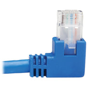 Tripp Lite by Eaton N204-020-BL-RA Right-Angle Cat6 Ethernet Cable - 20 ft., M/M, Blue - N204-020-BL-RA