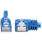 Tripp Lite by Eaton N204-020-BL-RA Right-Angle Cat6 Ethernet Cable - 20 ft., M/M, Blue - N204-020-BL-RA