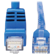 Tripp Lite by Eaton N204-020-BL-UP Up-Angle Cat6 Ethernet Cable - 20 ft., M/M, Blue - N204-020-BL-UP