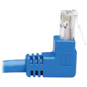 Tripp Lite by Eaton N204-020-BL-UP Up-Angle Cat6 Ethernet Cable - 20 ft., M/M, Blue - N204-020-BL-UP