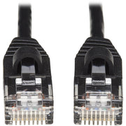 Tripp Lite by Eaton Cat6a 10G Snagless Molded Slim UTP Network Patch Cable (M/M), Black, 20 ft.