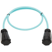 Tripp Lite by Eaton N820-01M-IND 10Gb Duplex Multimode 50/125 OM3 Fiber Patch Cable, Aqua, 1 m - N820-01M-IND