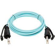 Tripp Lite by Eaton N820-05M-IND 10Gb Duplex Multimode 50/125 OM3 Fiber Patch Cable, Aqua, 5 m - N820-05M-IND