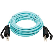 Tripp Lite by Eaton N820-10M-IND 10Gb Duplex Multimode 50/125 OM3 Fiber Patch Cable, Aqua, 10 m - N820-10M-IND