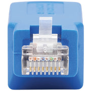 Tripp Lite by Eaton Cisco Serial Console Rollover Adapter (M/F) - RJ45 to RJ45, Shielded, Blue - N034-001-SH