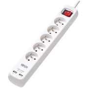 Tripp Lite by Eaton Protect It! PS5F3USB 5-Outlets Power Strip