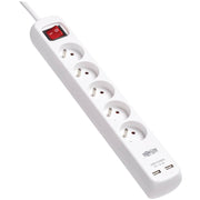 Tripp Lite by Eaton Protect It! PS5F3USB 5-Outlets Power Strip - PS5F3USB