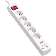 Tripp Lite by Eaton Protect It! PS5G3USB 5-Outlets Power Strip - PS5G3USB