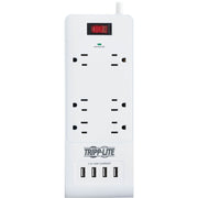 Tripp Lite by Eaton TLP64USBRA15 6-Outlet Surge Suppressor/Protector - TLP64USBRA15