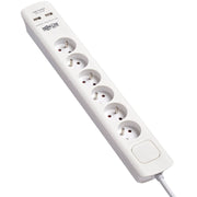 Tripp Lite by Eaton 6-Outlet Surge Suppressor/Protector - TLP6F18USB