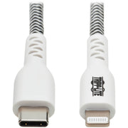 Tripp Lite by Eaton M102-003-HD Heavy-Duty USB-C to Lightning Cable (M/M), 3 ft.