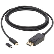 Tripp Lite by Eaton USB-C to DisplayPort Bi-Directional Adapter Cable, M/M, 6 ft. - U444-006-DP-BD