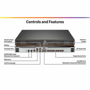 Vertiv Avocent MPU KVM Switch | 8 port | 1 Digital Path| Dual AC Power TAA - MPU108EDAC-400