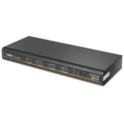 Vertiv Cybex Secure MultiViewer KVM Switch 4 port | NIAP Approved | Dual AC - SCMV245DPH-400