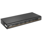 Vertiv Cybex Secure MultiViewer KVM Switch 4 port | NIAP Approved | Dual AC - SCMV245DPH-400