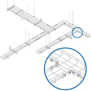 Tripp Lite by Eaton SmartRack SRWBLCPLR Mounting Coupler for Cable Tray - Black - SRWBLCPLR