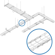 Tripp Lite by Eaton SmartRack SRWBTLCPLRBR Mounting Bar for Cable Tray - Black - SRWBTLCPLRBR