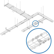 Tripp Lite by Eaton SmartRack SRWBTLCPLRBS Mounting Coupler for Cable Tray - Black - SRWBTLCPLRBS