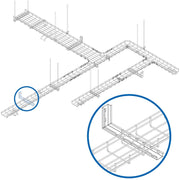 Tripp Lite by Eaton SmartRack SRWBWALLBRKT Mounting Bracket for Cable Tray - Black - SRWBWALLBRKT