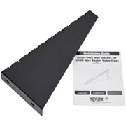 Tripp Lite by Eaton SmartRack SRWBWALLBRKTHDL Mounting Bracket for Cable Tray - Black - SRWBWALLBRKTHDL
