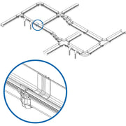 Tripp Lite by Eaton Toolless Coupler for Fiber Routing System, 120 mm (5 in) - SRFC5CPL5