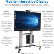 Tripp Lite by Eaton 65 In. Interactive Flat-Panel Touchscreen Display with Built-in PC - DMCSTP65CBP