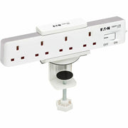 Tripp Lite by Eaton CLAMPINTL Clamp Mount for Power Strip, Surge Protector - White - CLAMPINTL