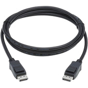 Tripp Lite series DisplayPort 1.4 Cable with Latching Connectors, 8K, M/M, Black, 6 ft. - P580-006-V4