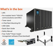 Vertiv Liebert GXT5 UPS-15kVA/15kW/208 and 120VAC|Online Rack/Tower Energy Star - GXT5-15KMVRT11UXLN