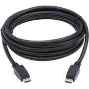 Tripp Lite by Eaton DisplayPort 1.4 Cable with Latching Connectors, 8K, M/M, Black, 15 ft. - P580-015-V4