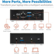 Tripp Lite by Eaton U442-DOCK20-B Docking Station - U442-DOCK20-B