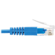 Tripp Lite by Eaton Cat6a 10G Certified Molded Ultra-Slim UTP Ethernet Cable (RJ45 M/M), Blue, 1 ft. - N261-UR01-BL