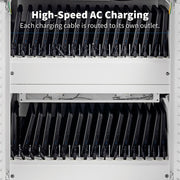 Tripp Lite by Eaton CSC32ACWHG Hospital-Grade 32-Device UV Charging Cart, White - CSC32ACWHG