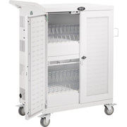 Tripp Lite by Eaton CSC32ACWHG Hospital-Grade 32-Device UV Charging Cart, White - CSC32ACWHG